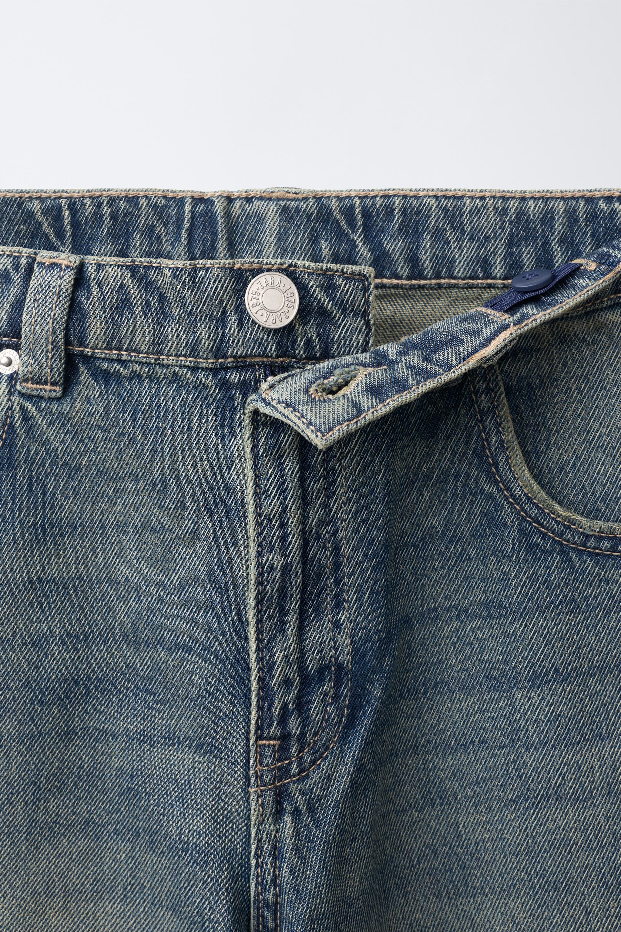 EMBROIDERED BALLOON JEANS