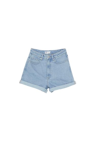 AUTHENTIC DENIM MOM FIT BERMUDA SHORTS