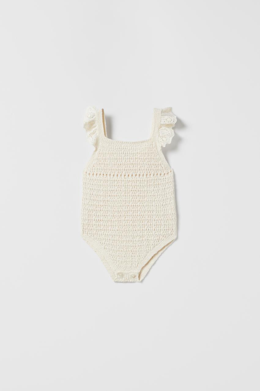 Pointelle Knit bodysuit