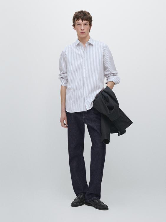 Regular fit striped shirt