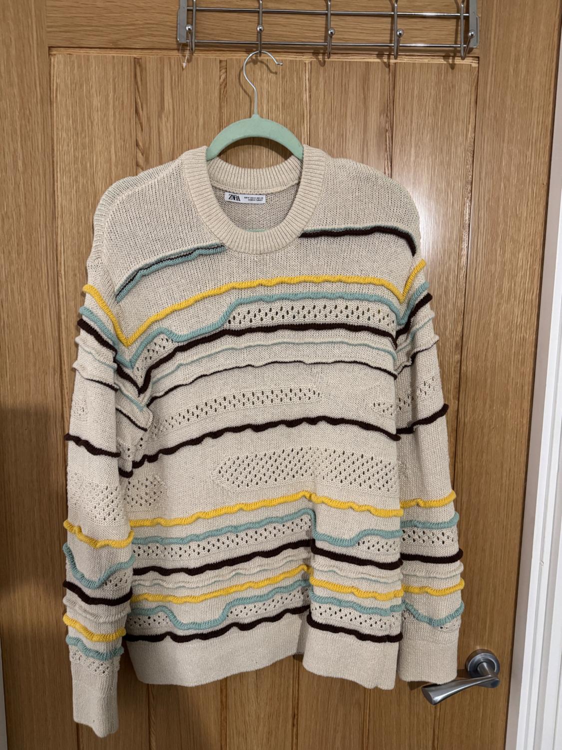 SWEATER WITH RAISED STRIPES - Image 3