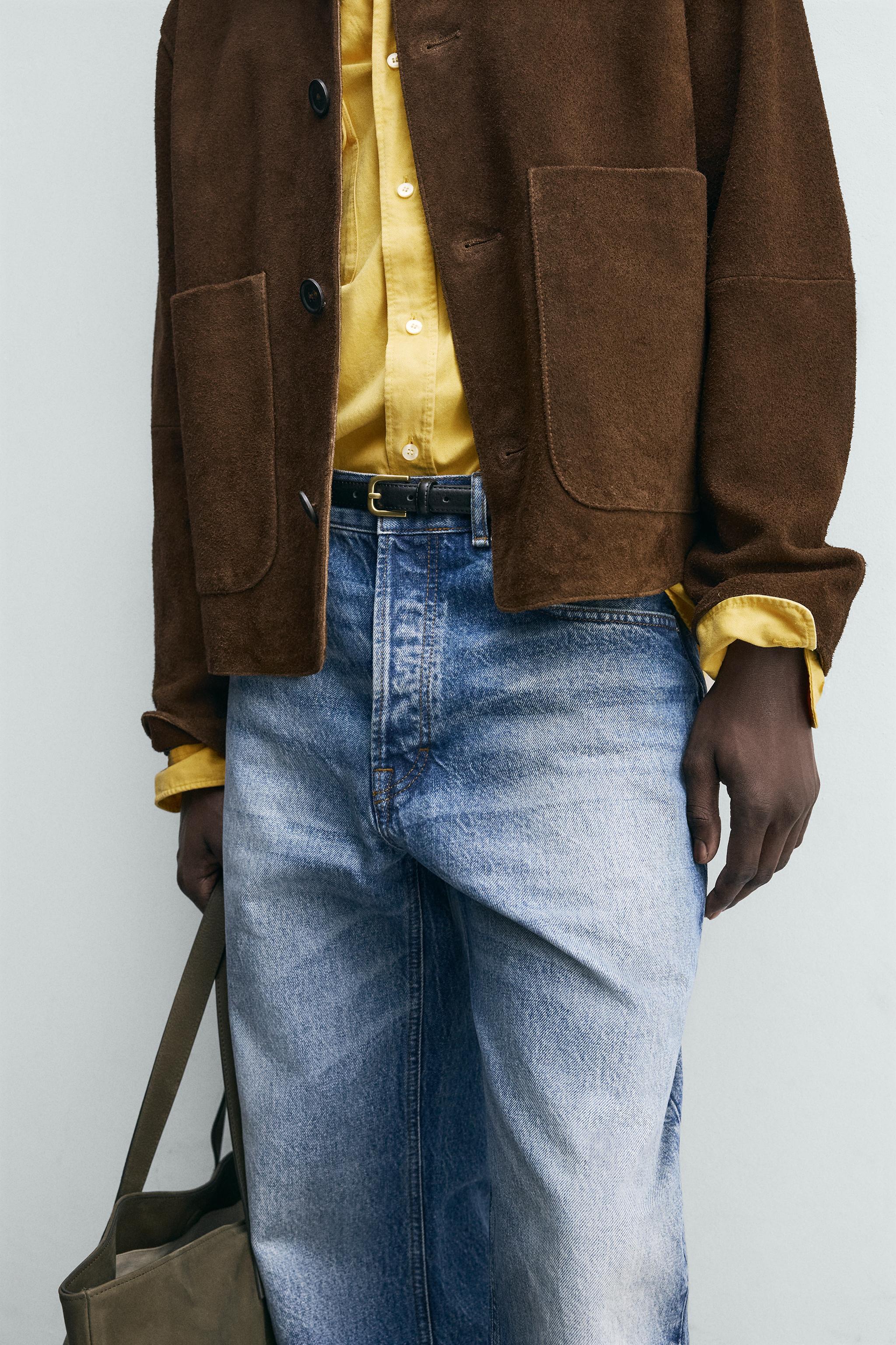 BLOUSON EN CUIR DAIM