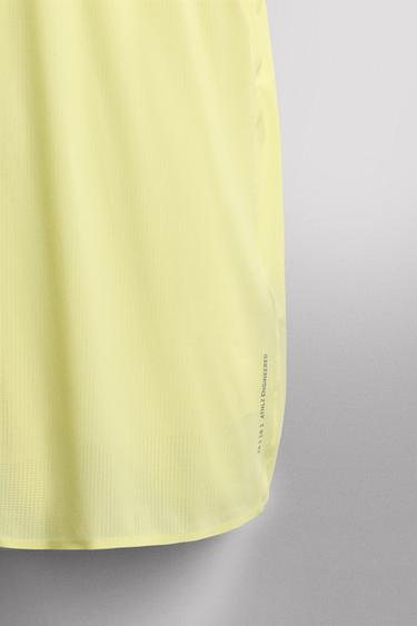 LIGHTWEIGHT TECHNICAL T-SHIRT - Lime by Zara - Image 8