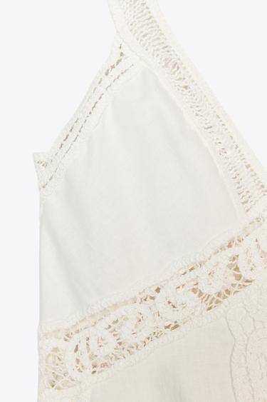 TOP DENTELLE ZW COLLECTION - Blanc de Zara - Image 6