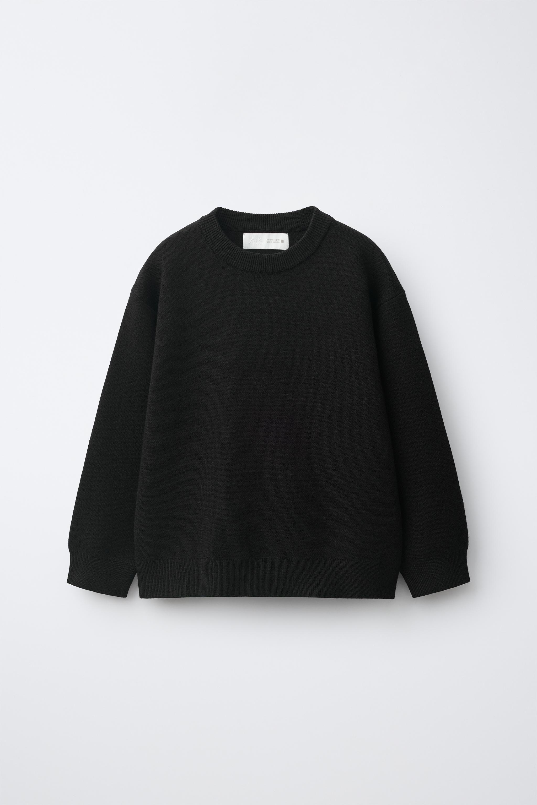 KNIT JUMPER — Black
