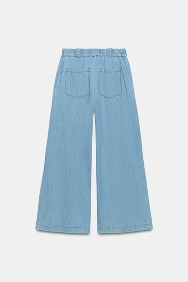 FLOWING CULOTTES - Blue by Zara