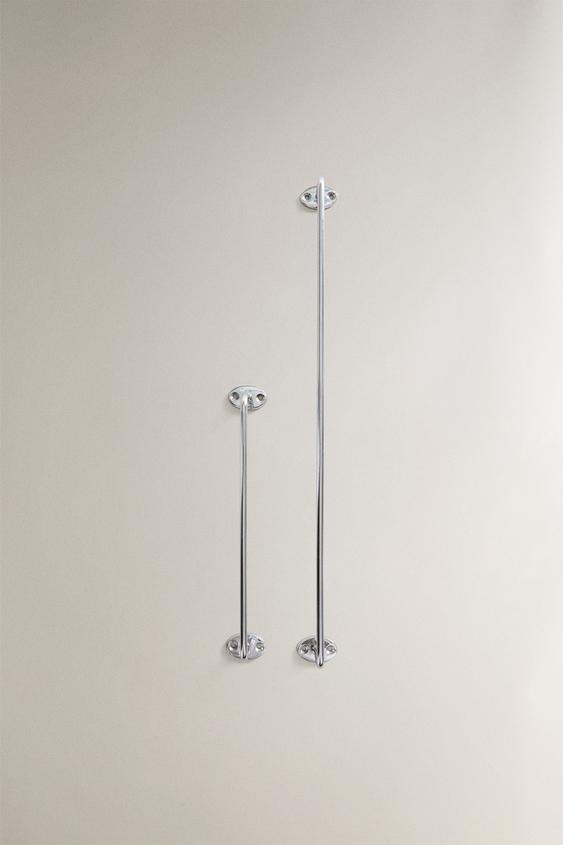TOALLERO METAL PLATEADO - Plata de Zara - Imagen 0