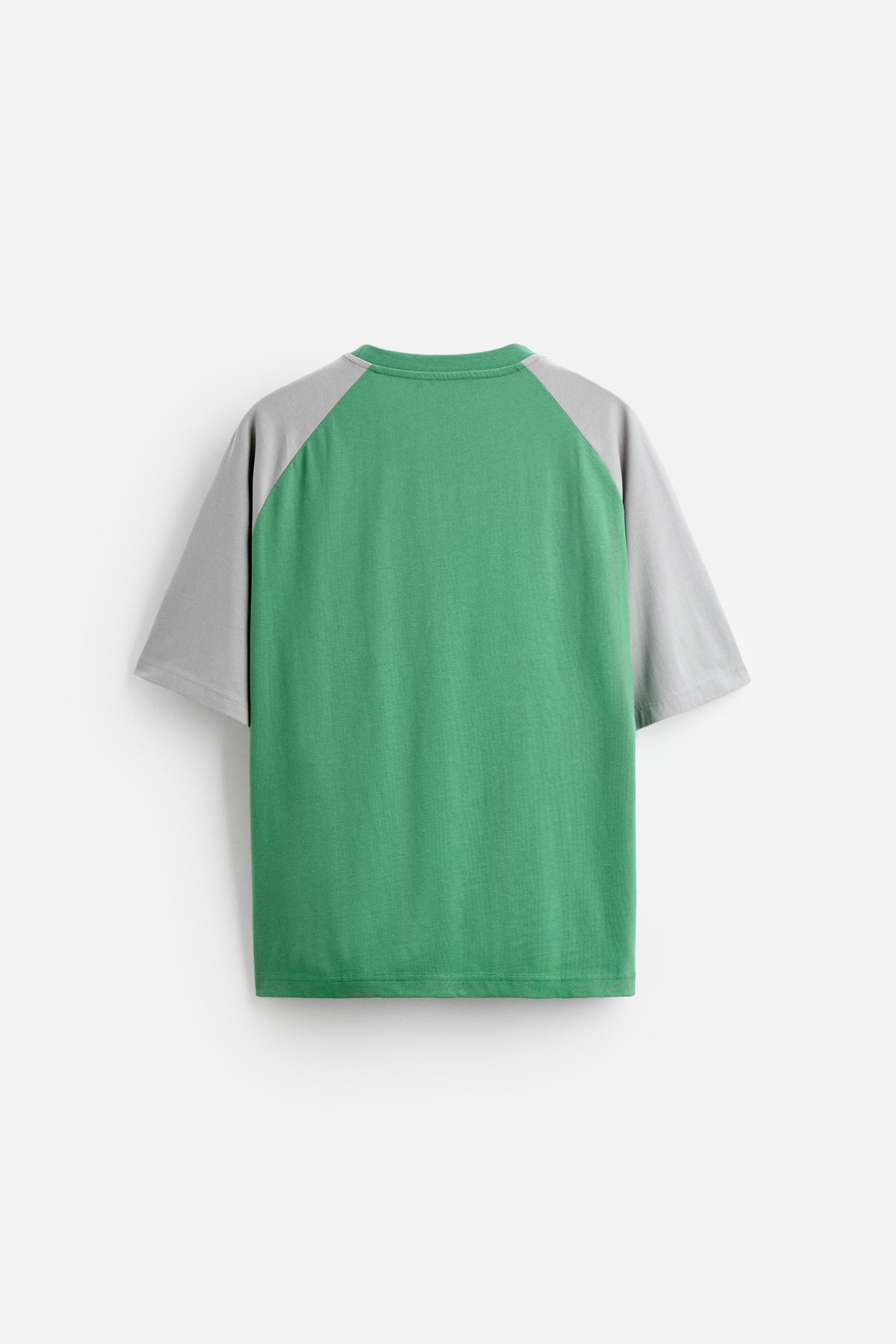 ★ドイツ発*ZARA*新作*SLOGAN プリントTシャツ/GREEN★ 00962414500-e2.jpg?ts=
