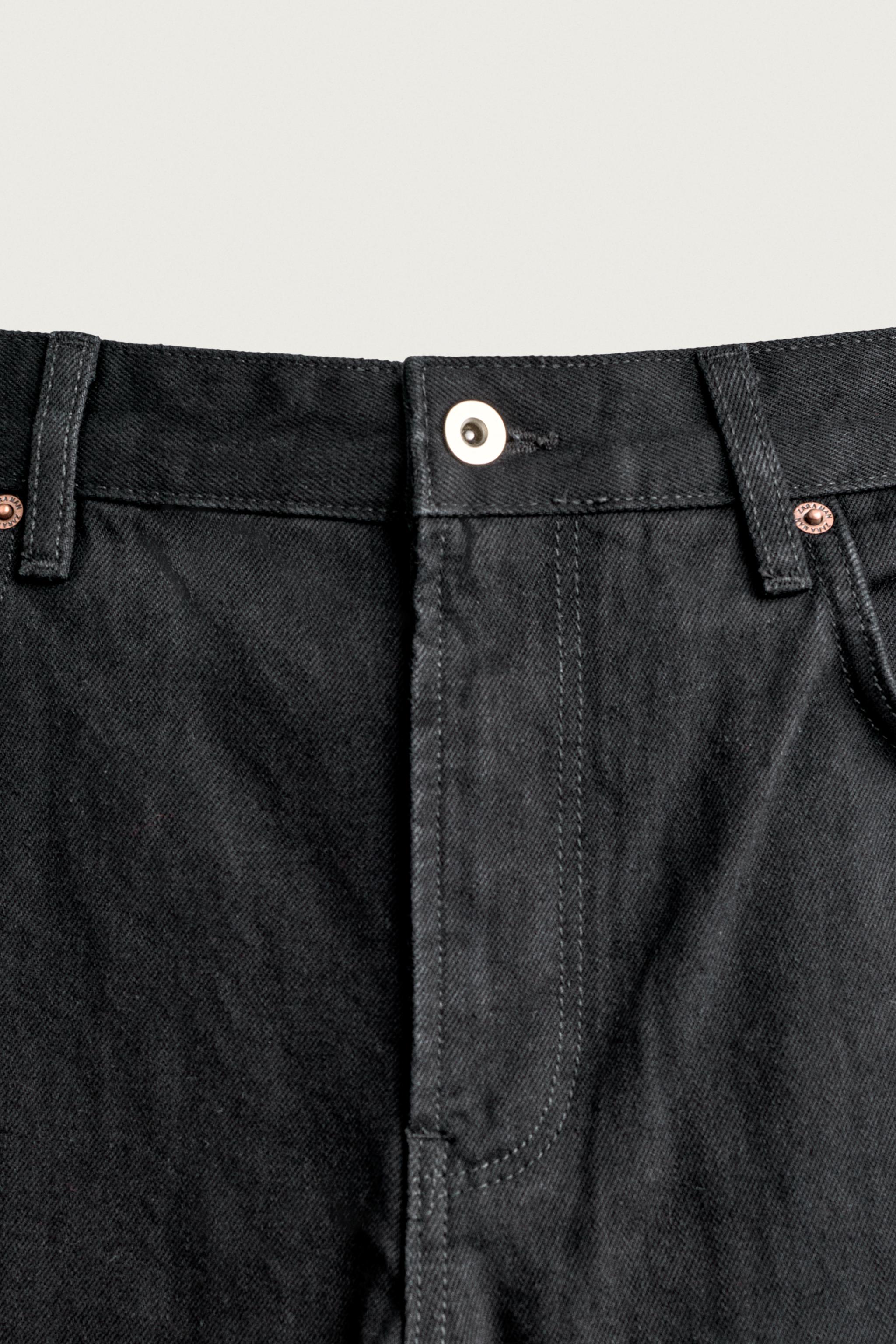 Мужские джинсы Zara FLARE FIT JEANS — фото 8