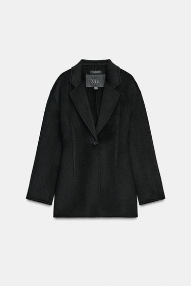 BLAZER AJUSTÉE AVEC LAINE ZW COLLECTION - Noir de Zara - Image 5