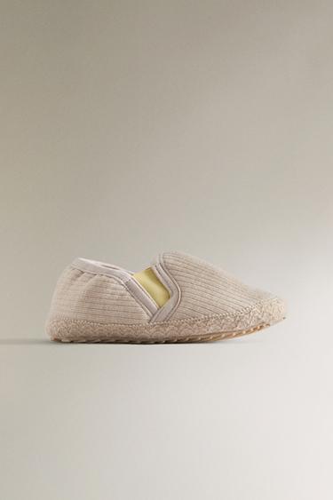 NEUTRAL BABOUCHE SLIPPERS - Ecru White by Zara