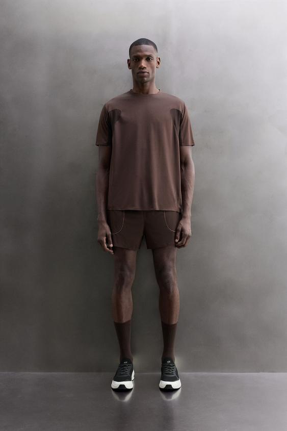 COMBINED TECHNICAL TRAINING T-SHIRT - Brown by Zara - Image 0