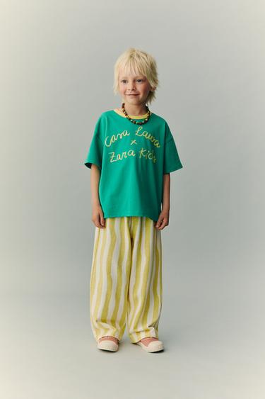 CAMISETA ESTAMPADA LOGO CASA LAWA X ZARA KIDS - Verde de Zara