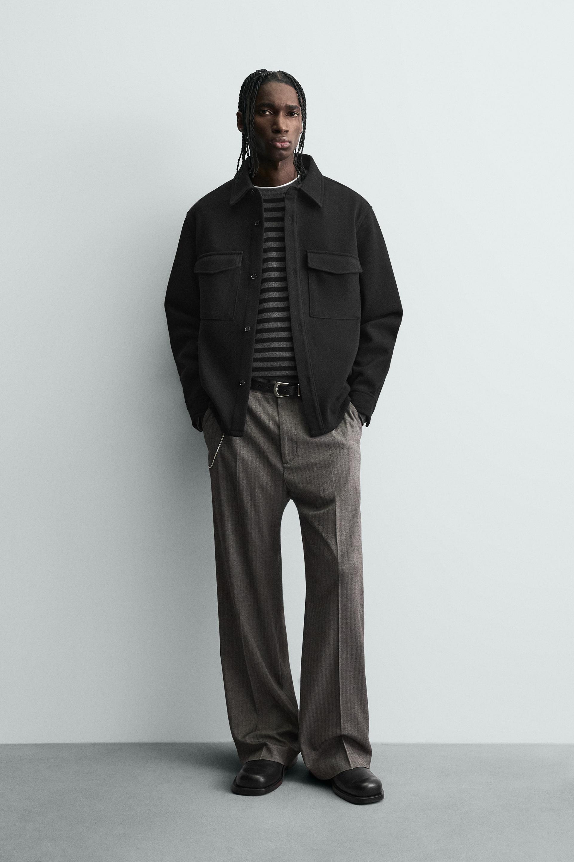 Twill Textured Water Repellent Overshirt