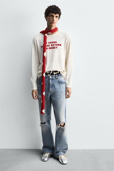 LEATHER TRAINERS HARRY LAMBERT FOR ZARA X DISNEY - Silver by Zara - Image 0