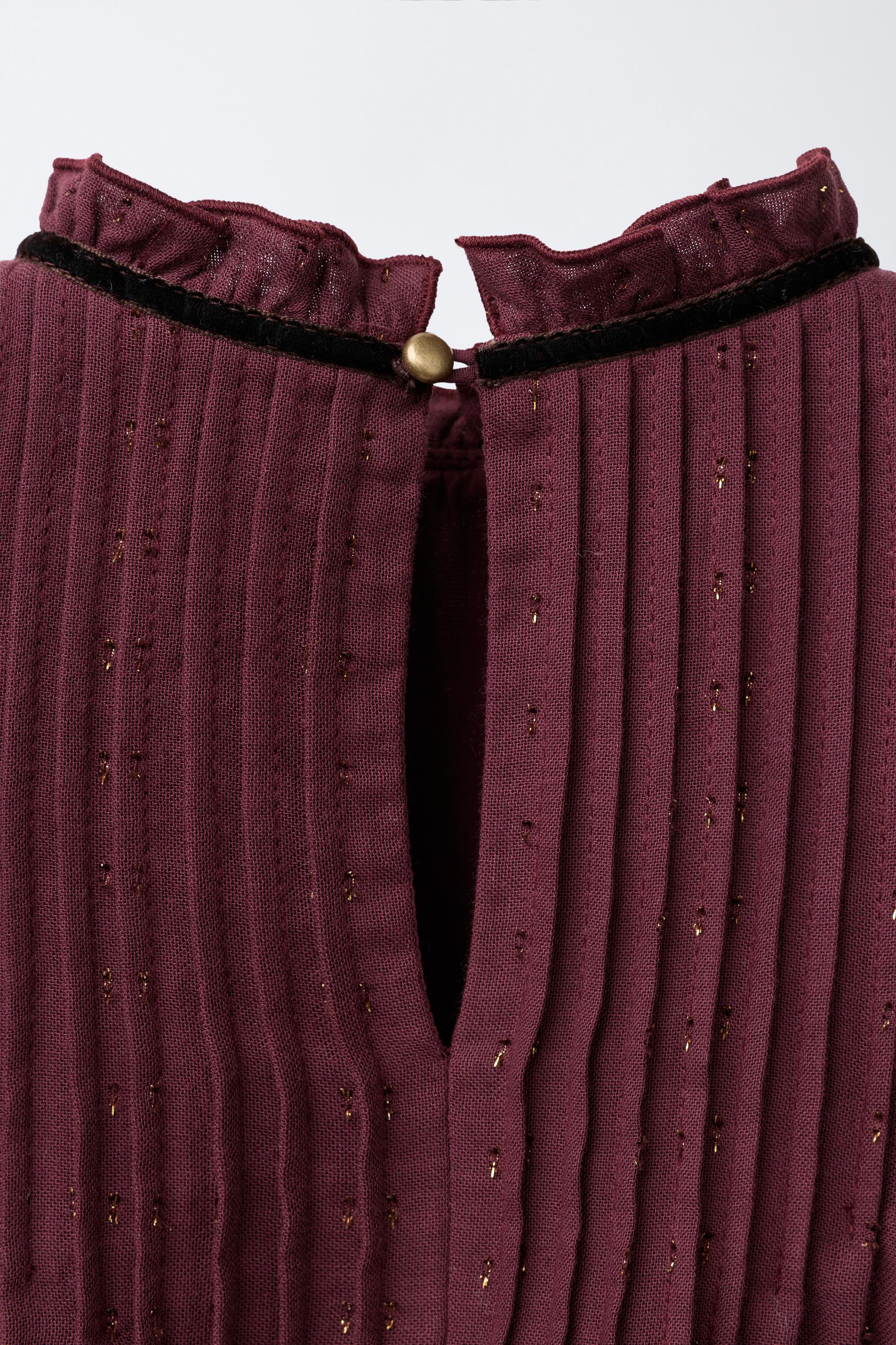 ROBE EN PLUMETIS BRILLANT