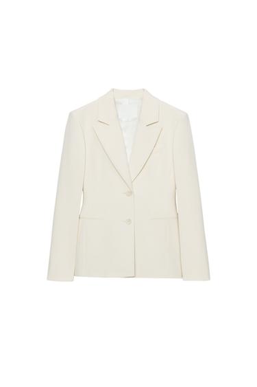 Zara FITTED BLAZER ZW COLLECTION - Beige