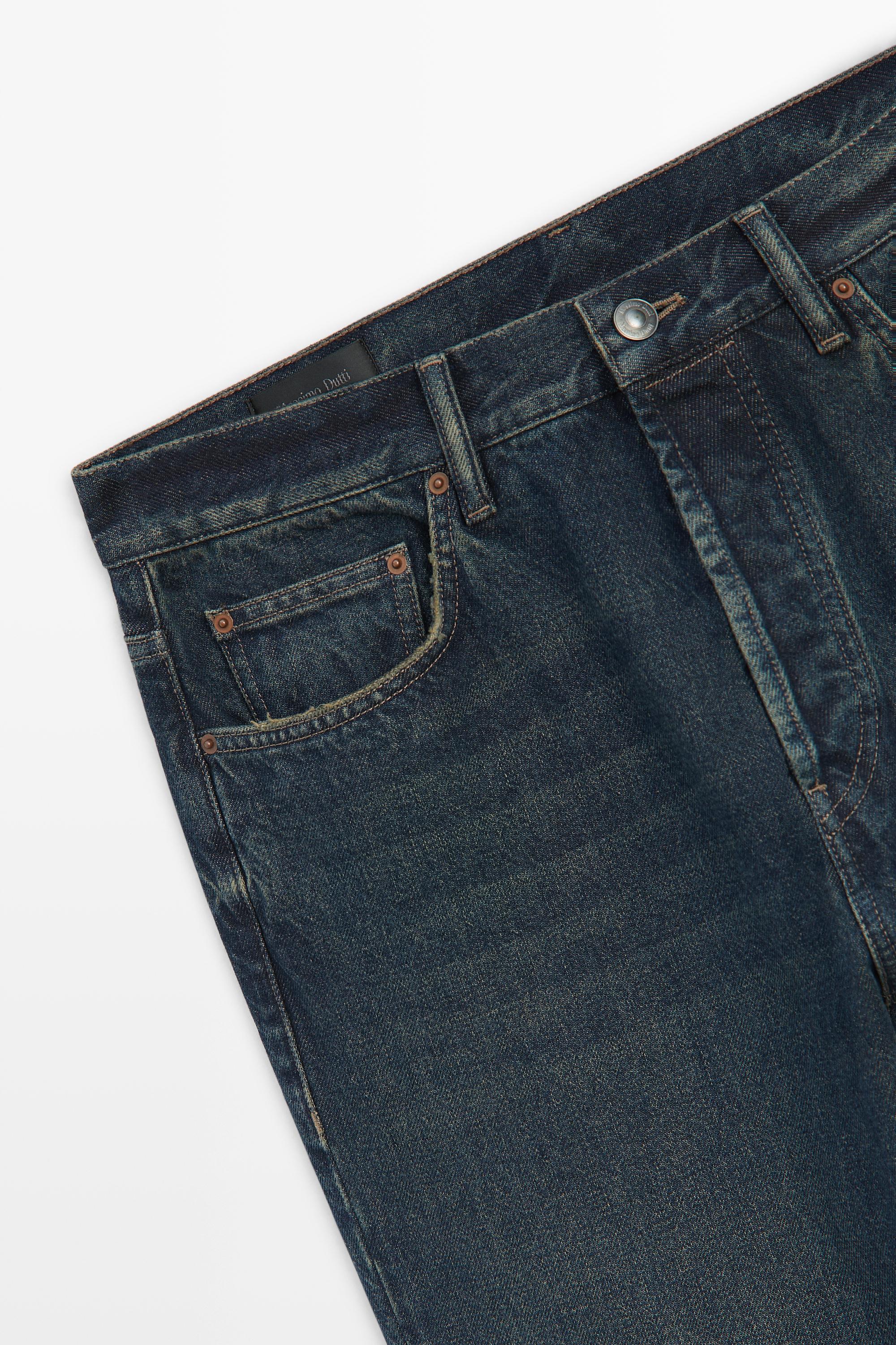 Straight-leg jeans