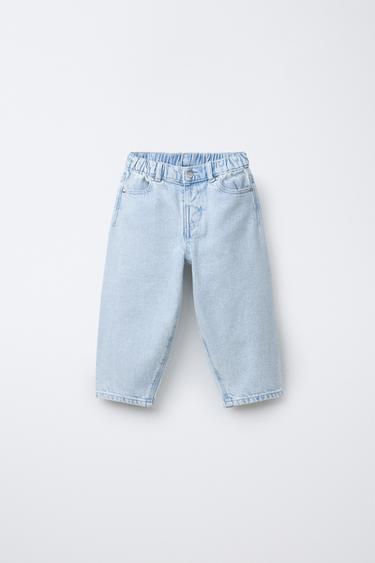 SEAMLESS BAGGY JEANS - Light blue by Zara - Image 0