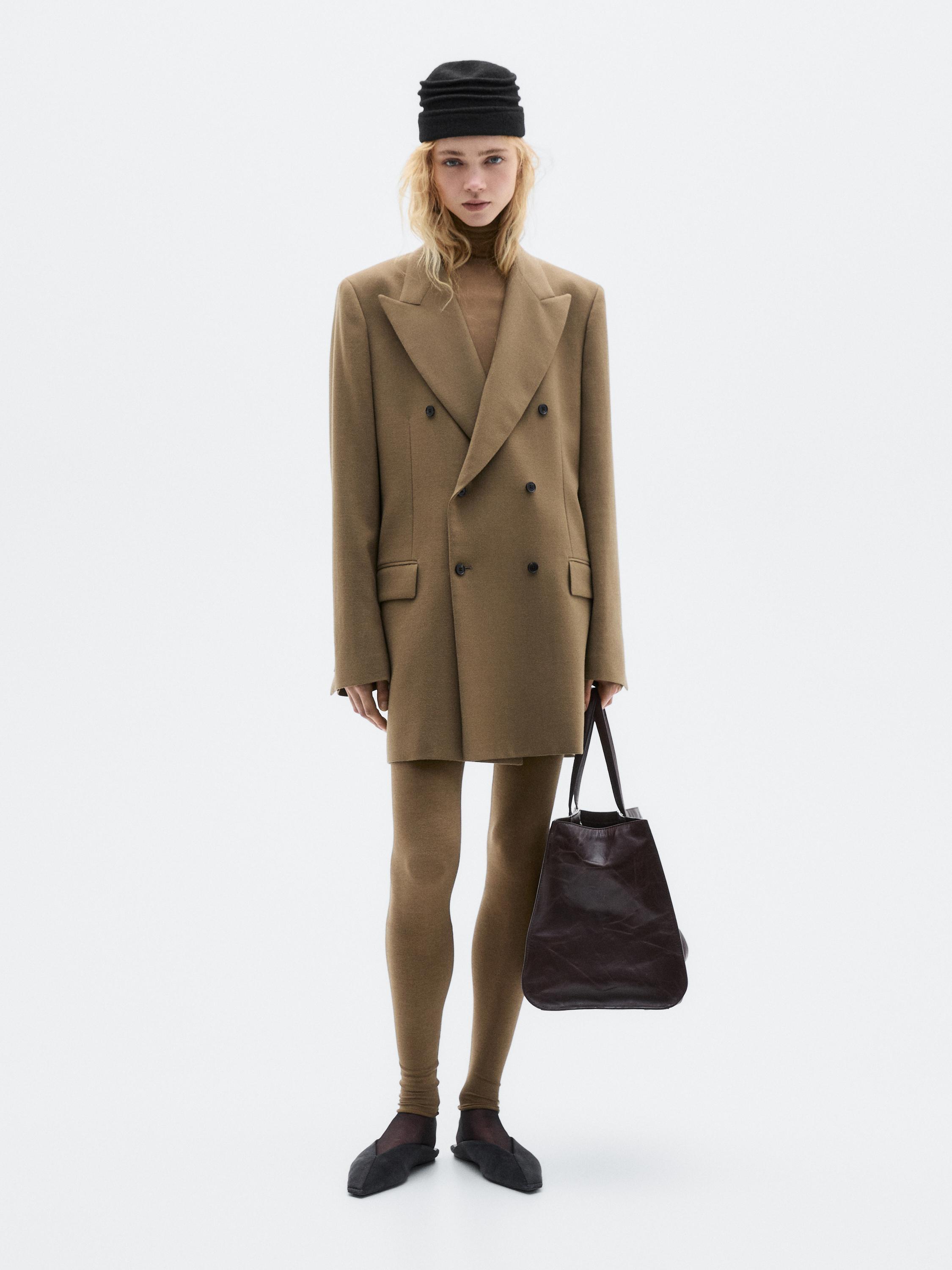 Leggings en maille de soie mélangée - LIMITED