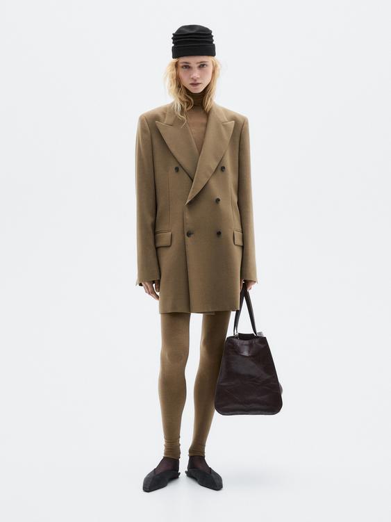 Knit silk blend leggings - LIMITED