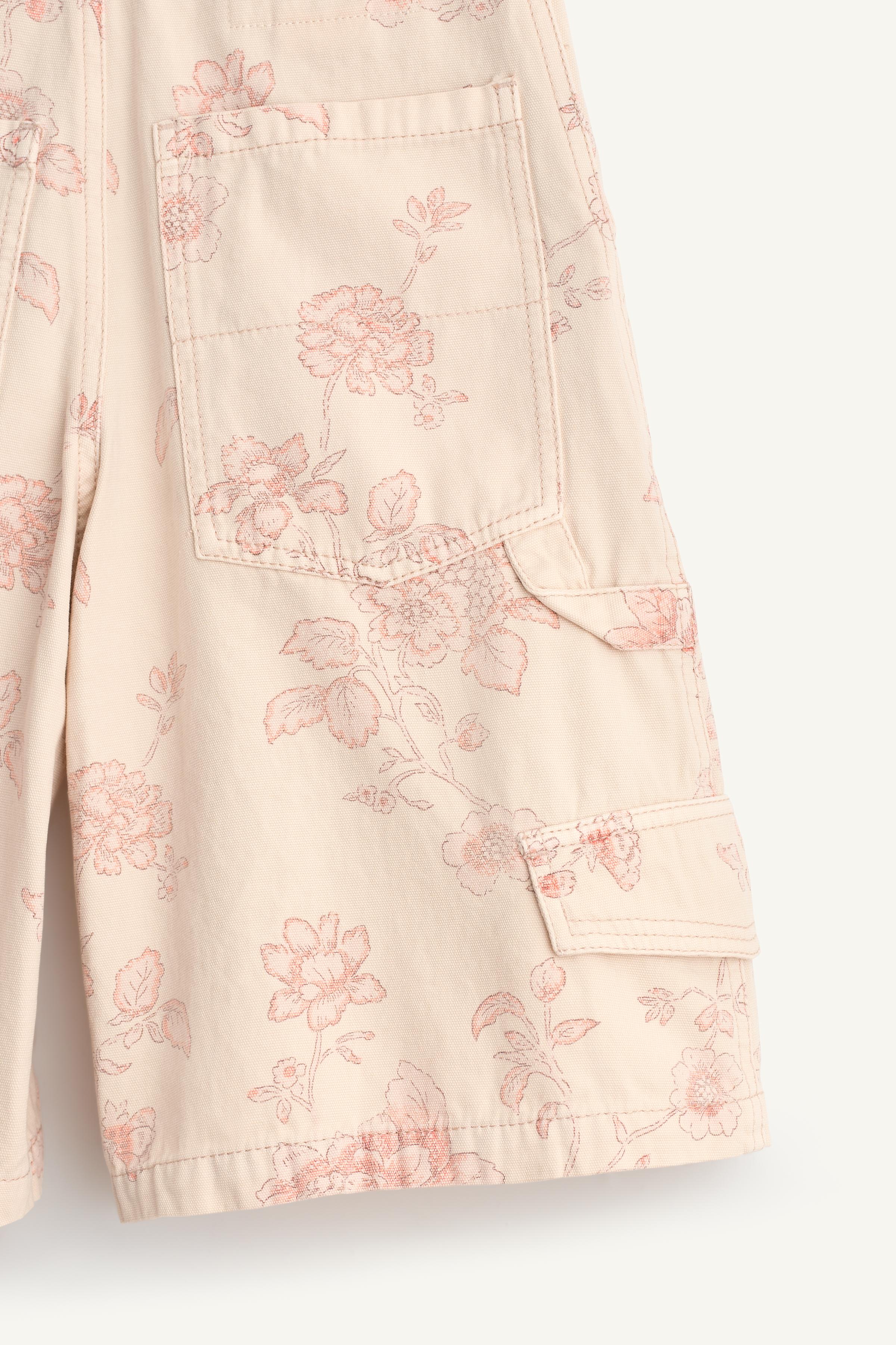 Детские шорты Zara FLRS SHRT — фото 7