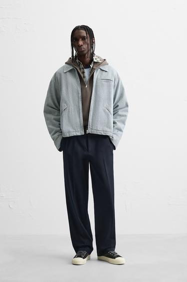 TEXTURED STRIPE JACKET - striped by Zara - Image 0