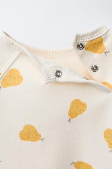 ENSEMBLE SWEAT-SHIRT ET LEGGING POIRES - Écru de Zara - Image 2