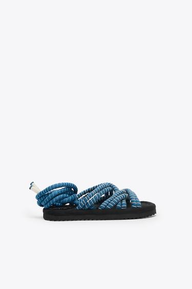 TUBULAR SANDALS X FANGLU LIN - Navy Blue by Zara
