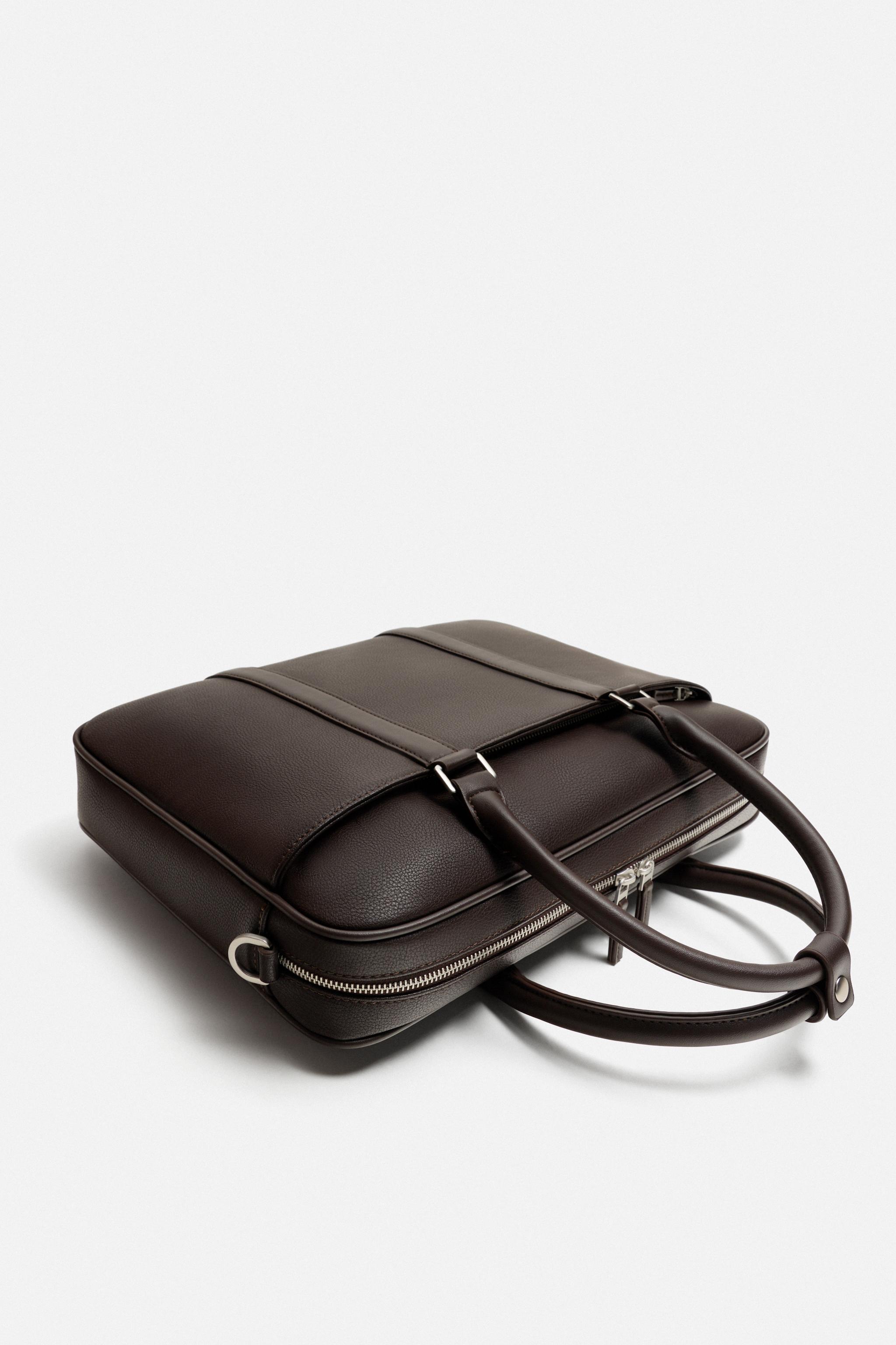 ZARA テクスチャードブリーフケース 3114/520 テクスチャードブリーフケース - ブラック | ZARA Japan / 日本