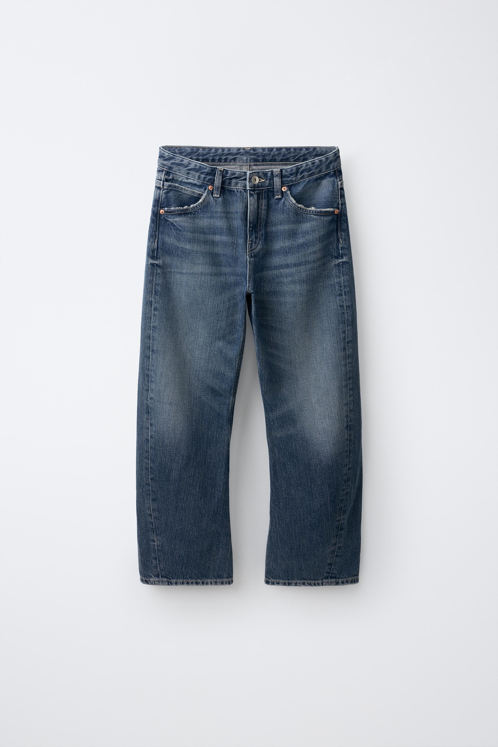 バレルフィットデニムパンツ - ブルー | ZARA Japan / 日本