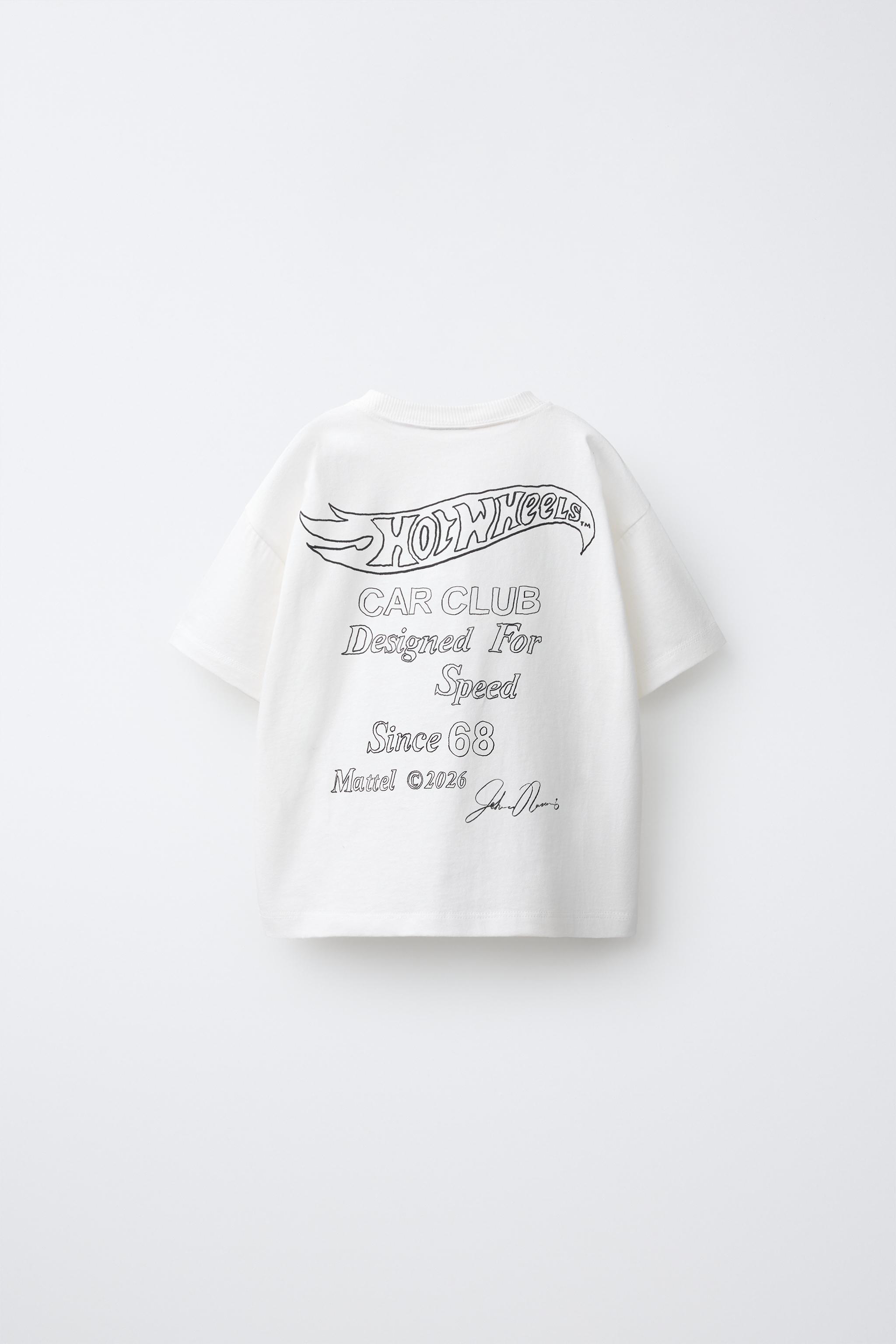 HOT WHEELS™ MATTEL PRINT T-SHIRT — White