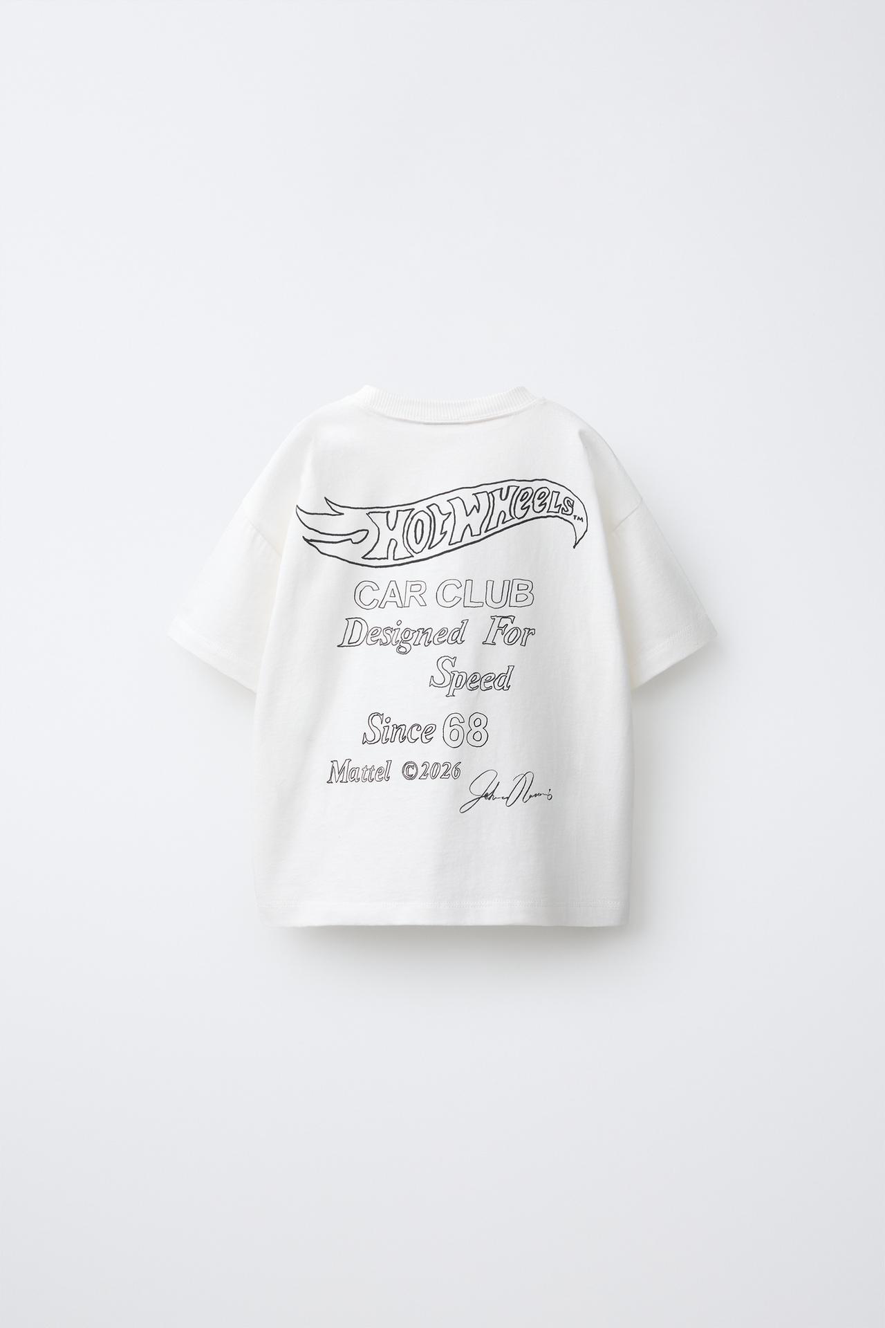 HOT WHEELS™ MATTEL PRINT T-SHIRT — White