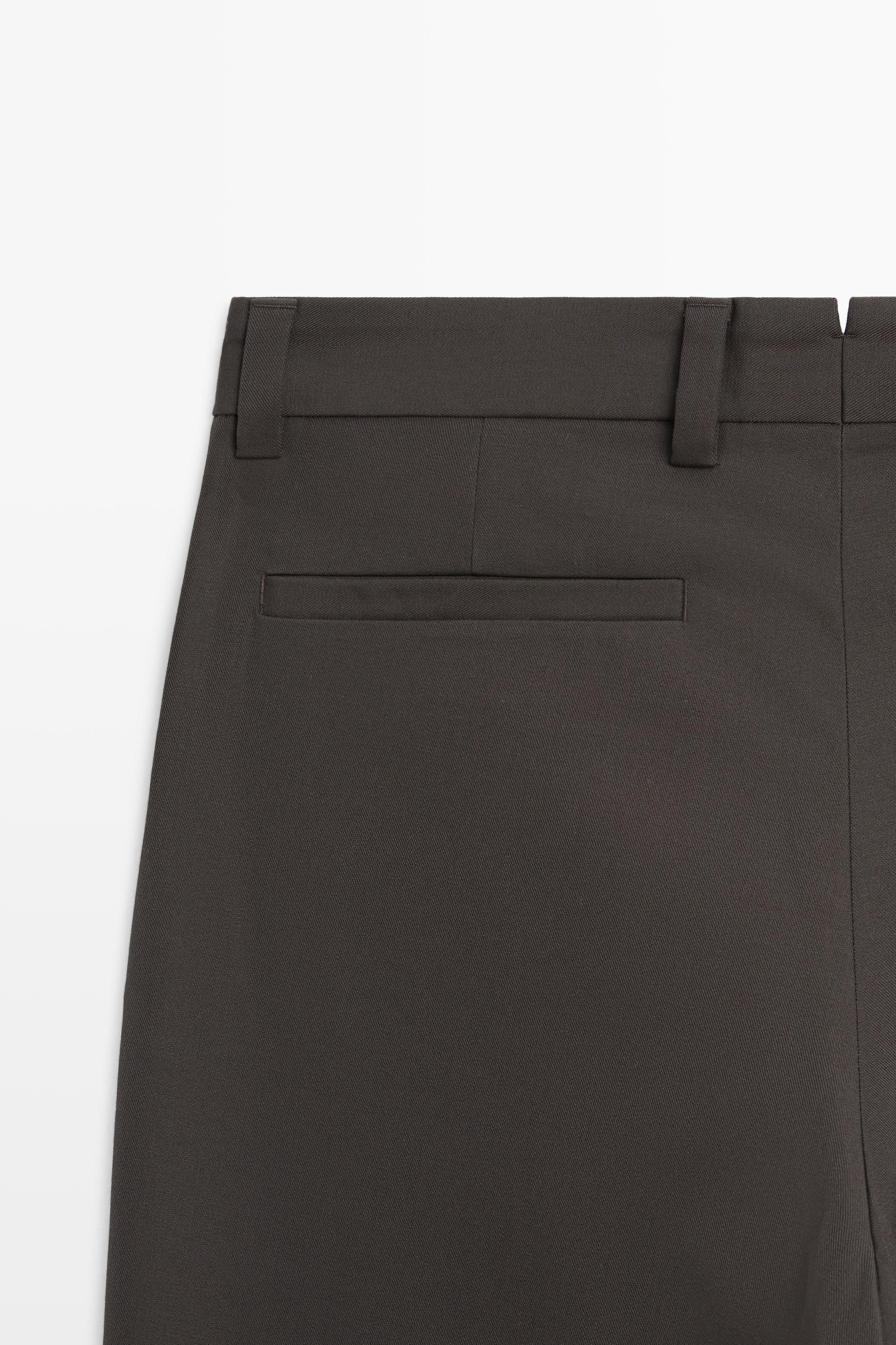 Pantalon 100 % laine froide total look