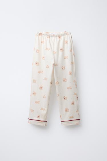 6-14 ANS/ PYJAMA IMPRIMÉ CHIOTS - Marron clair de Zara - Image 3