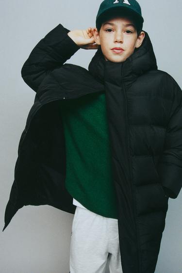 WATER-REPELLENT LONG DOWN JACKET - Black by Zara
