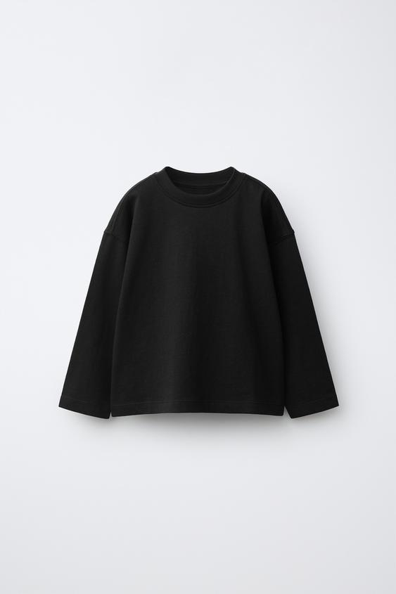 PLAYERA LISA - Negro de Zara - Imagen 0