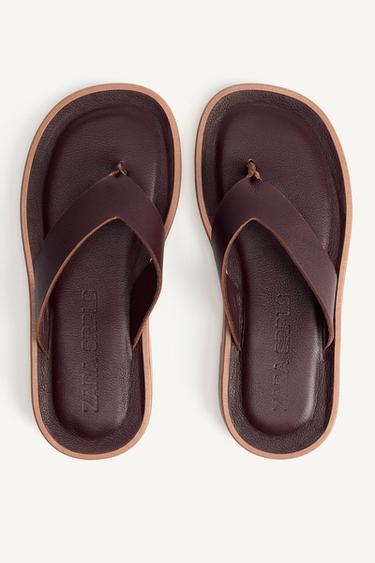 LTHR SNDLS - Burgundy Red by Zara - Image 7