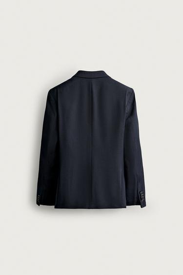 VESTE DE COSTUME CONFORT - Bleu marine de Zara - Image 11