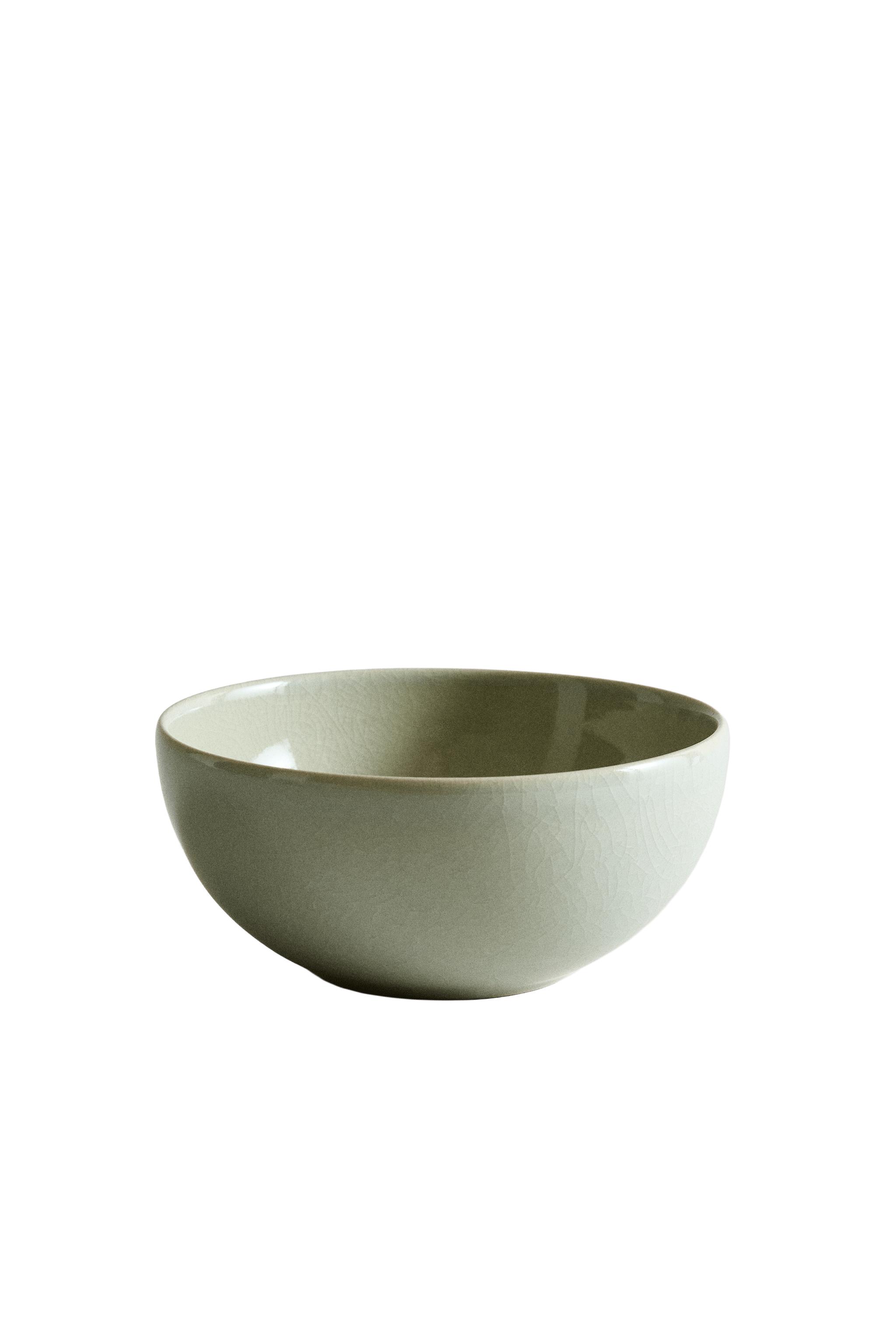 ENAMELED STONEWARE BOWL