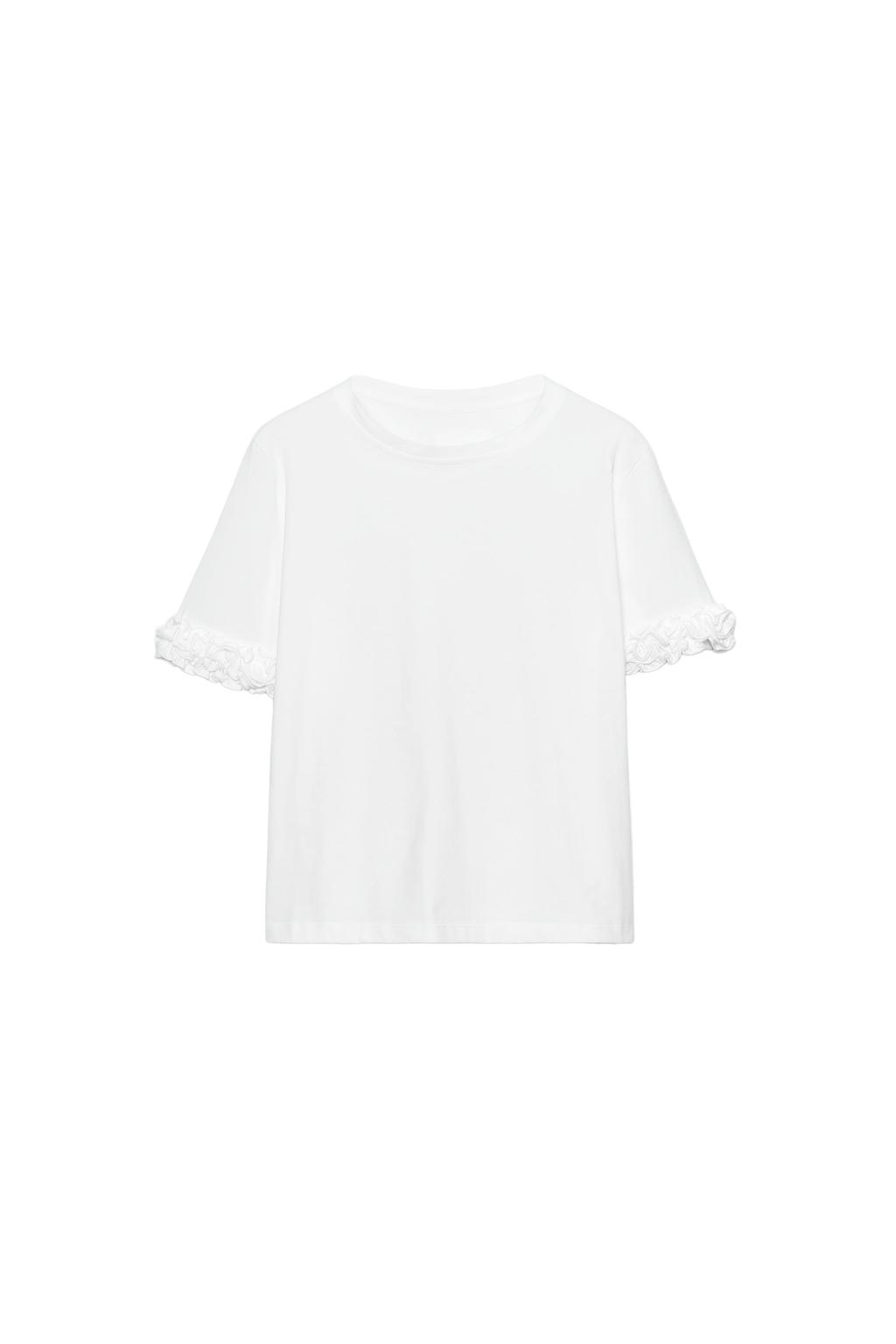 RUFFLED SLEEVE T-SHIRT - image 3