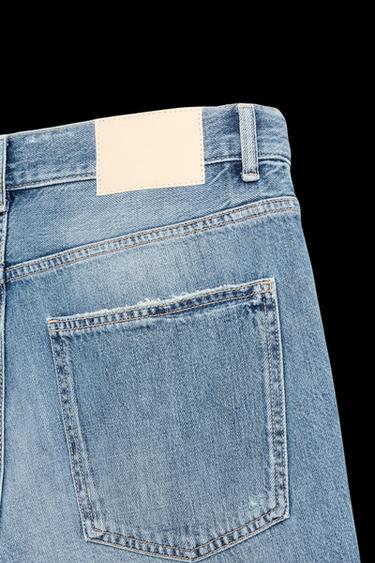 REWORKED RELAXED FIT JEANS - Blue by Zara