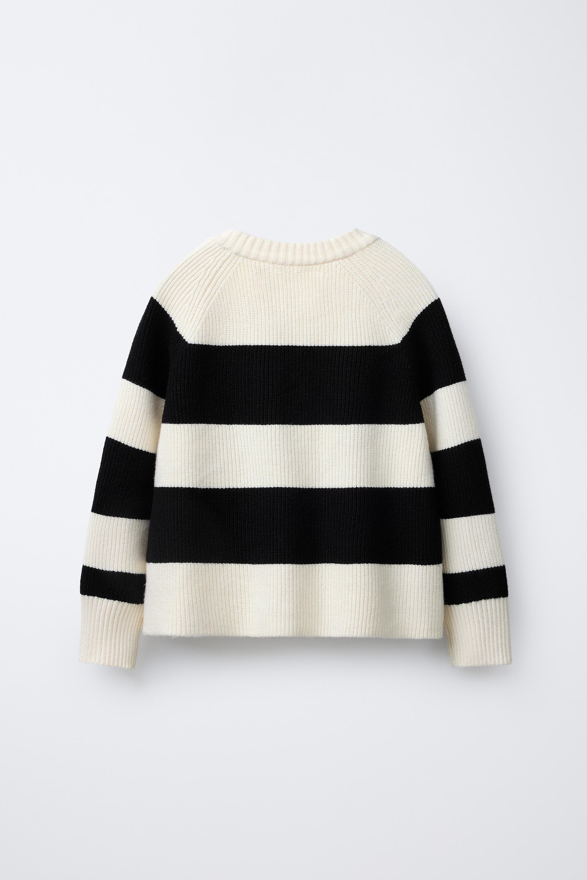 おーさかーな　　　ストライプ　カーディガン ストライプニットカーディガン - ストライプ | ZARA Japan / 日本