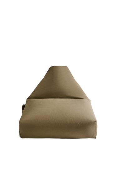 COTTON BEAN BAG CHAIR - Green by Zara