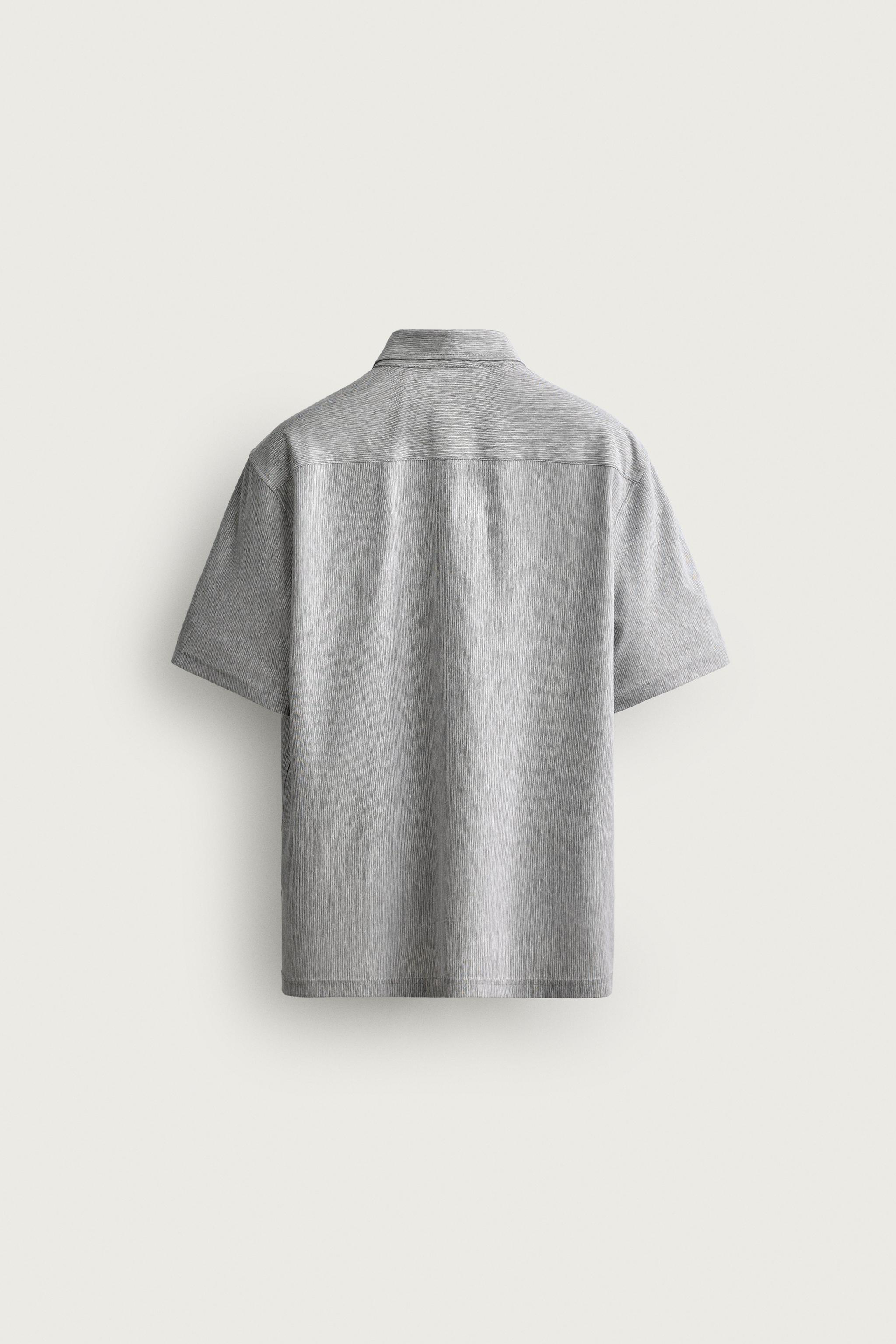 Мужские рубашки Zara COMFORT REGULAR FIT SHIRT — фото 7