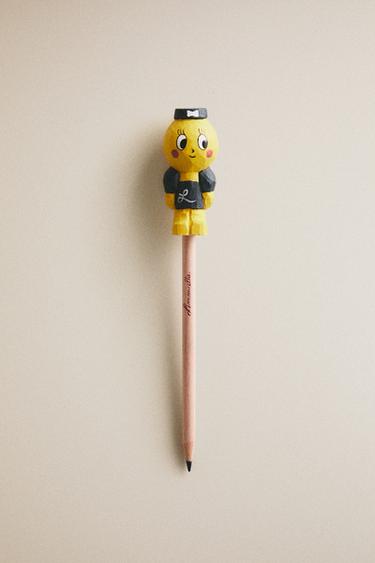LIMONCELLA X THE ANIMALS OBSERVATORY WOODEN PENCIL - Yellow by Zara - Image 4