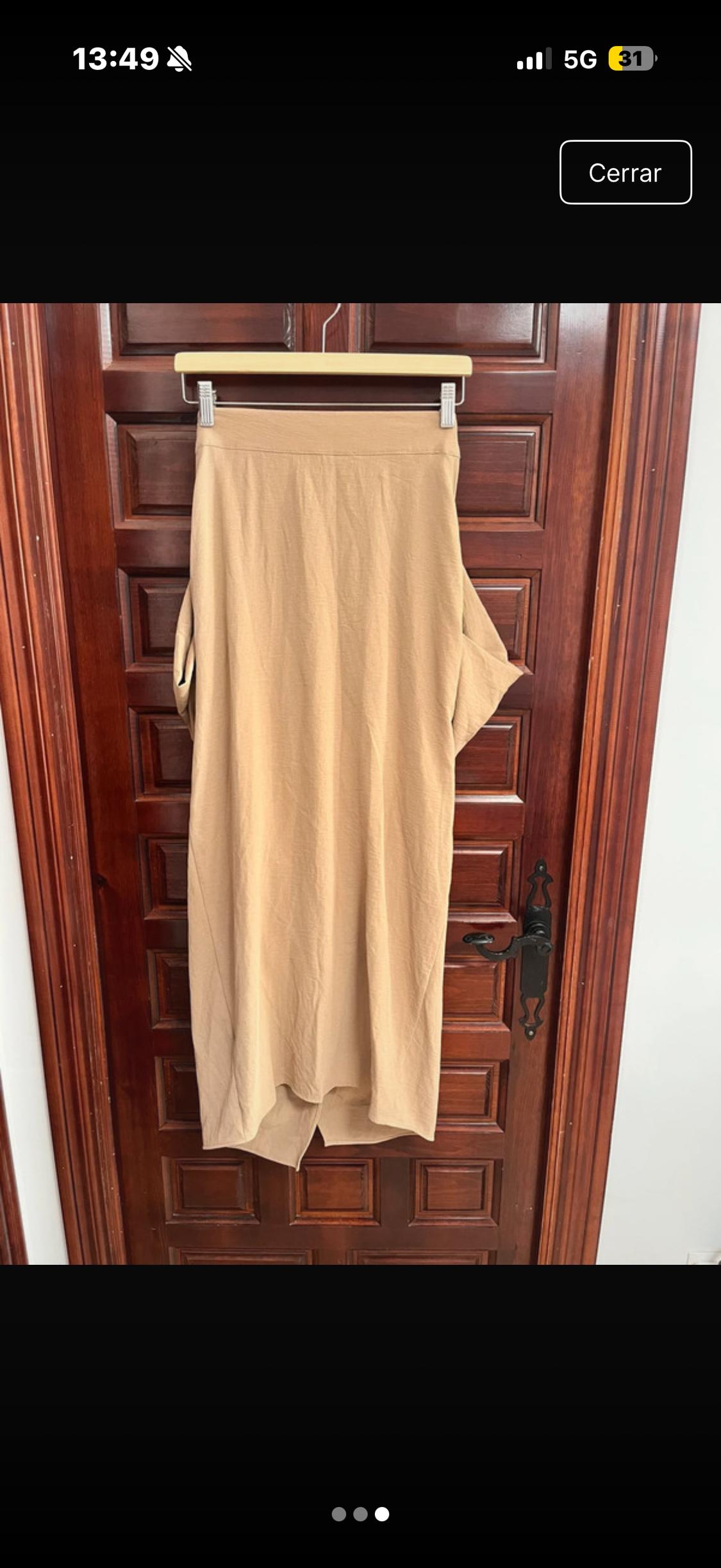 DRAPED WRAP SKIRT - Image 3
