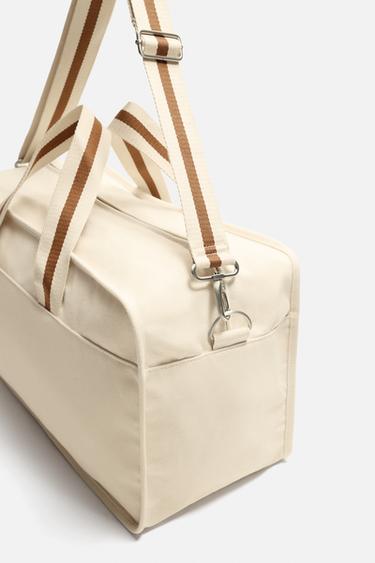 SAC DE VOYAGE CONTRASTE - Beige de Zara - Image 2