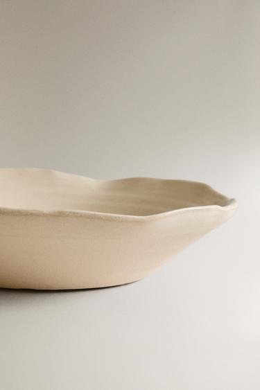ENAMELLED CERAMIC TRAY - Cream by Zara - Image 3