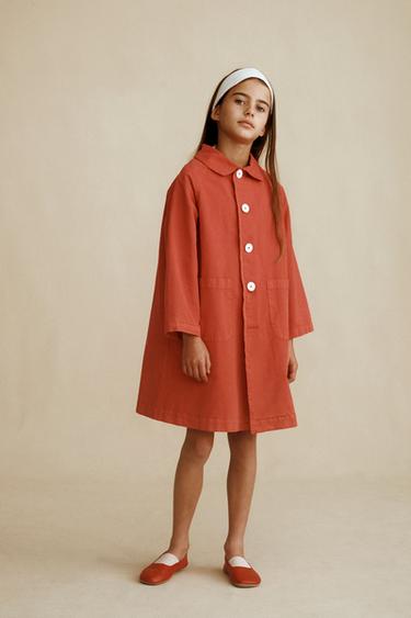 CARAMEL LONDON X ZARA 롱 트렌치 코트 - Zara 레드